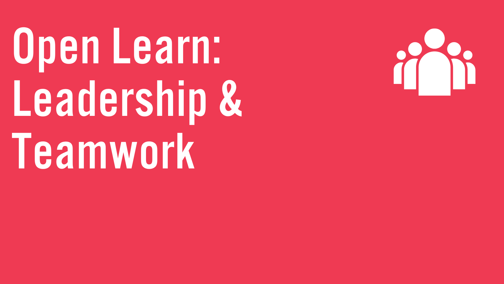 Leadership & Teamwork info pic
