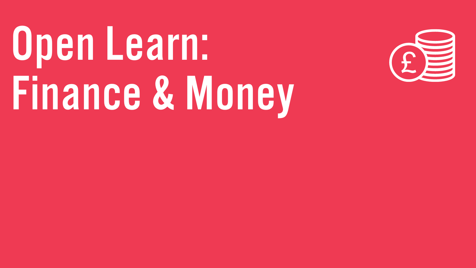 Finance & Money banner