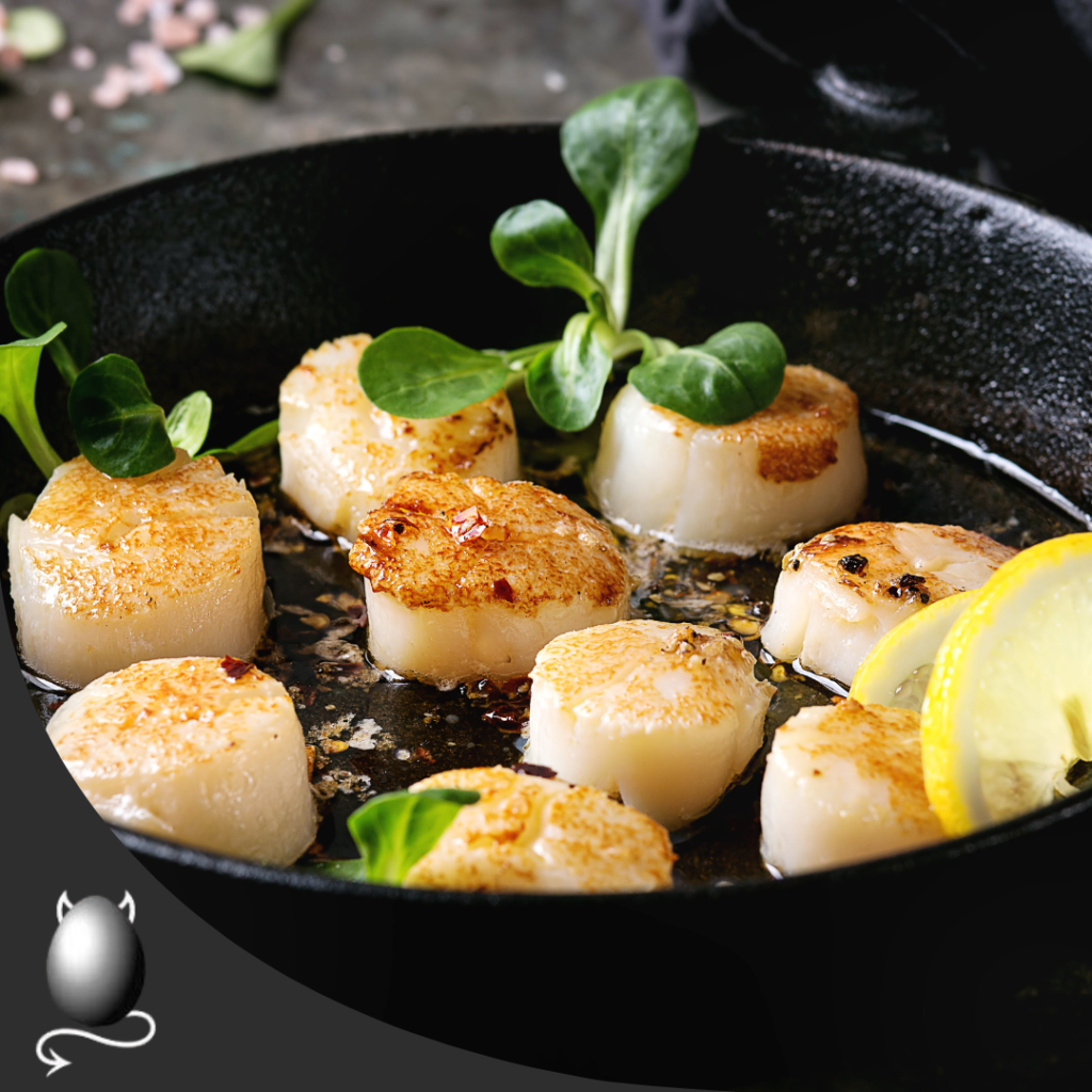 pan fried scallops